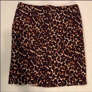 Merona Stretch Animal Print Skirt Size 12